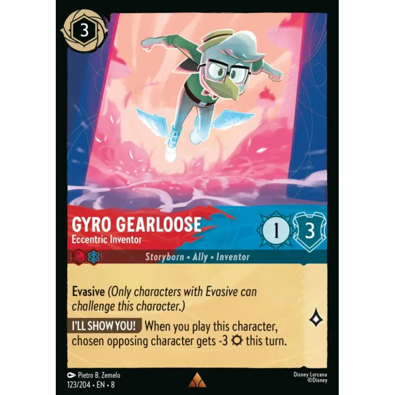 Gyro Gearloose - Eccentric Inventor - foil