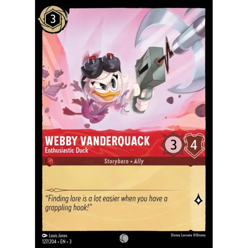 Webby Vanderquack - Enthusiastic Duck - foil