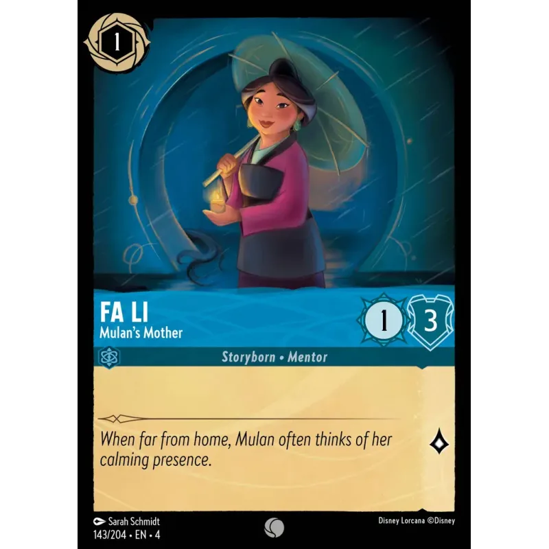 Fa Li - Mulan's Mother - foil