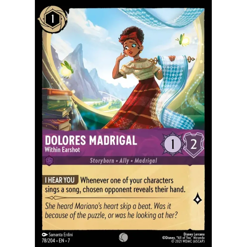 Dolores Madrigal - Within Earshot - foil