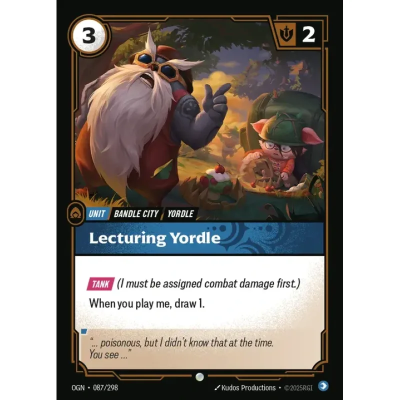 Lecturing Yordle