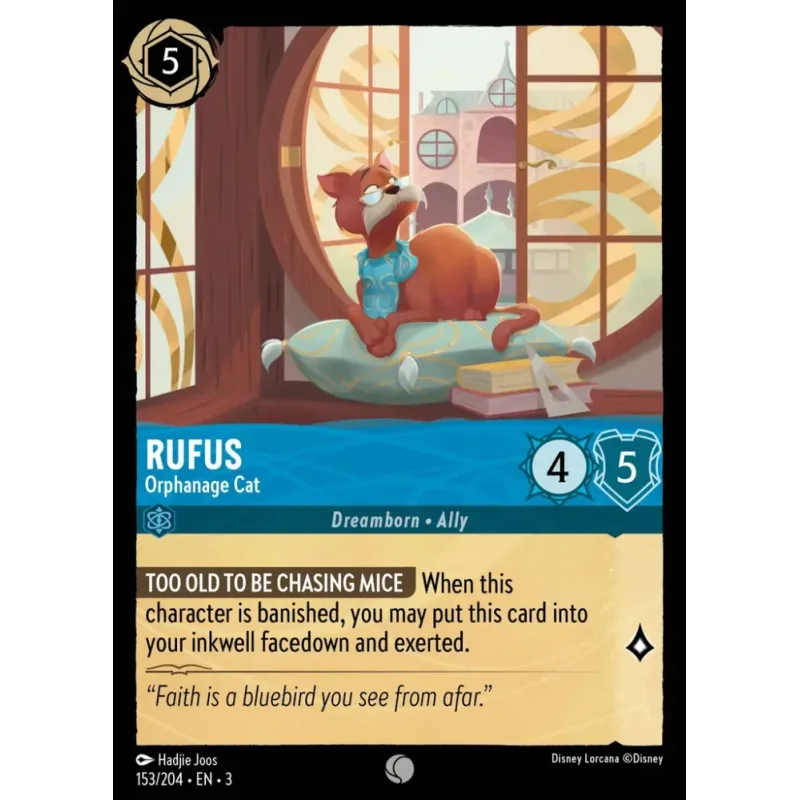 Rufus - Orphanage Cat - foil