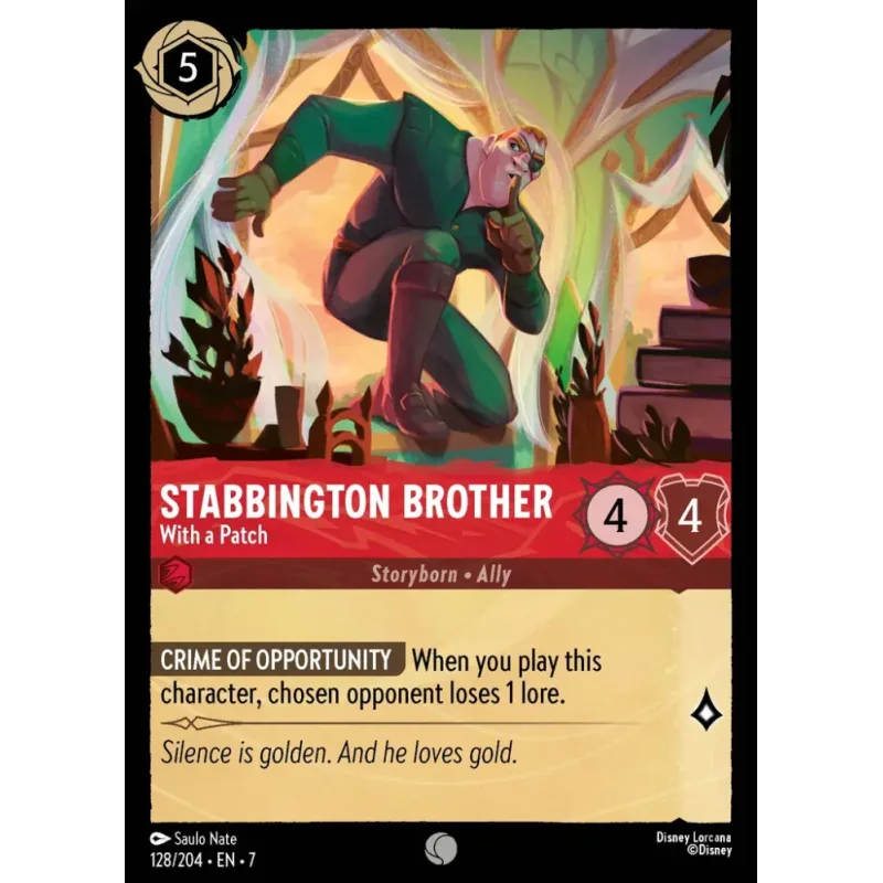 Stabbington Brother - With a Patch - foil
