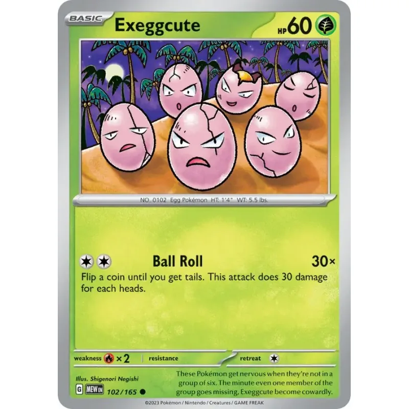 Exeggcute (MEW 102)