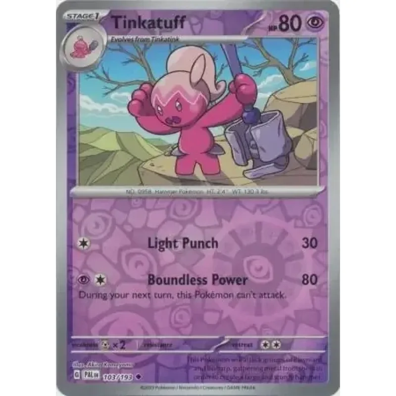 Tinkatuff (PAL 103) - REVERSE HOLO