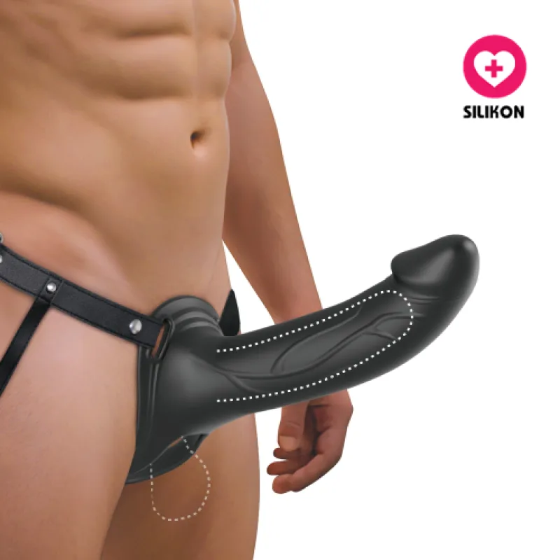 Připínací návlek na penis Wearable Penis Extension Sleeve černý