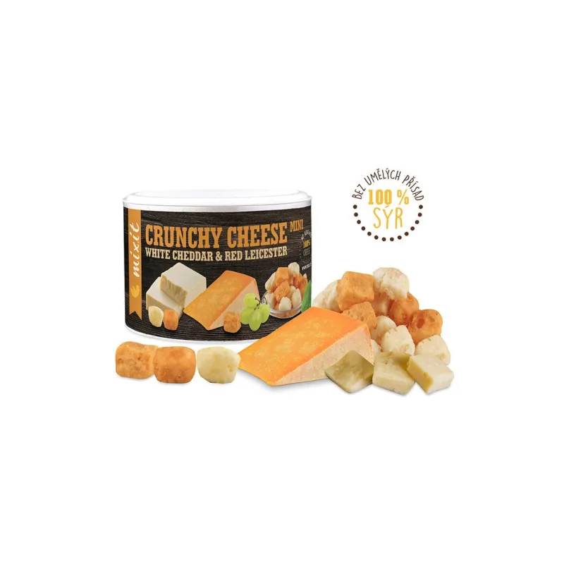 Křupavý sýr: White Cheddar & Red Leicester
