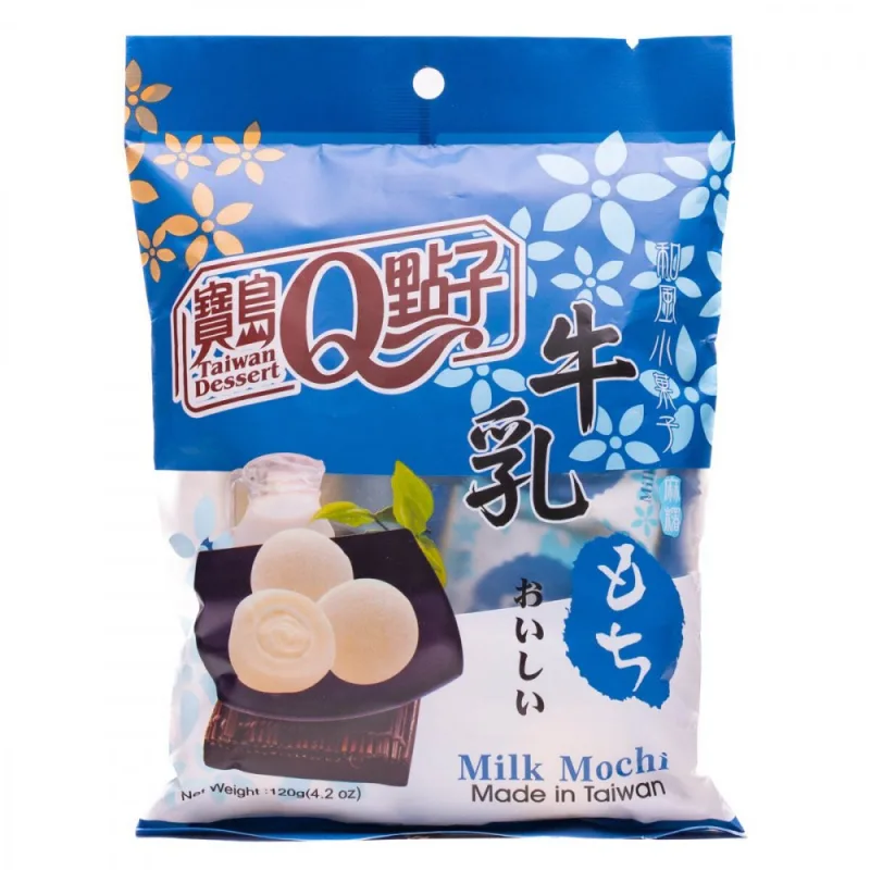 Q Brand Mochi rýžové koláčky sezam 210 g