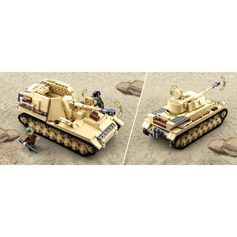 Sluban B0693 Veľký nemecký tank 2v1