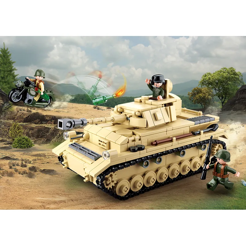 Sluban B0693 Veľký nemecký tank 2v1
