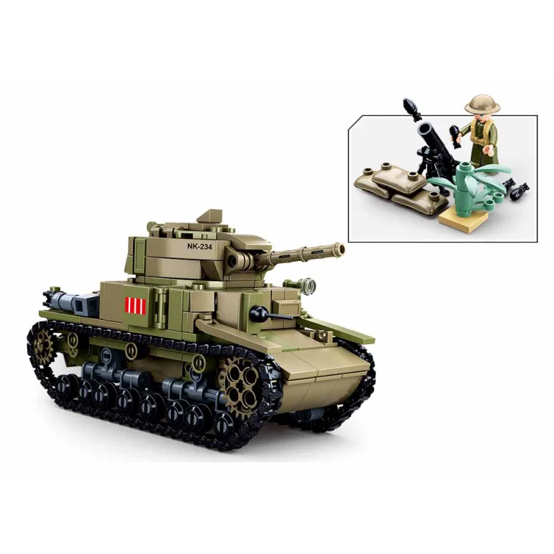 Sluban B0711 Střední italský tank 2v1