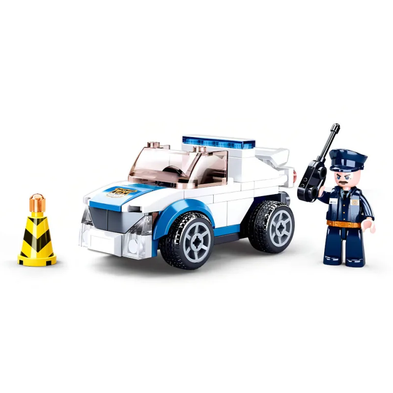 Sluban B0824 Naťahovacie auto policajné hliadky