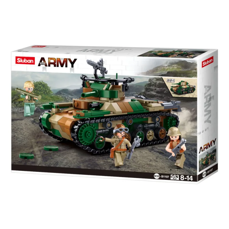 Sluban B1107 Typ 97 Japonský stredný tank 2v1