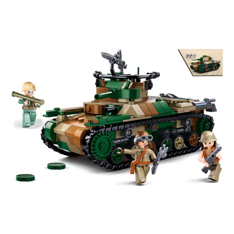 Sluban B1107 Typ 97 Japonský stredný tank 2v1