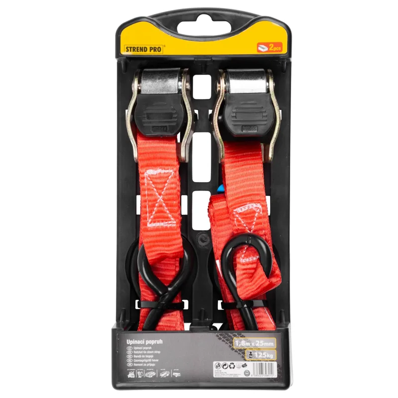 Popruh Strend Pro TRS-602, 25 mm, L-1.8 m, bal. 2 ks, 125DAN, upínací