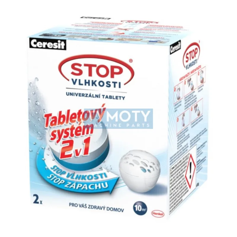 Ceresit Stop vlhkosti PEARL náhradné tablety 2v1 neutrálne 2 x 300g