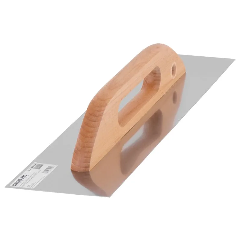 hladítko premium 916 480x130x0,7mm, drev ruč,nerez