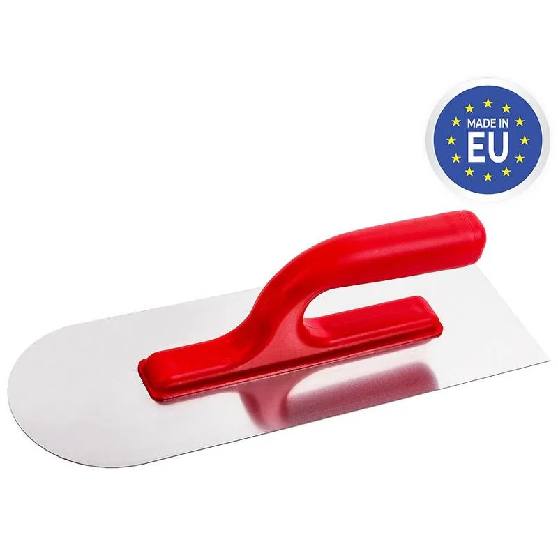 Hladítko Strend Pro Premium, plast. rúčka, zaoblené, 320x110 mm, 0,7 mm, nerez