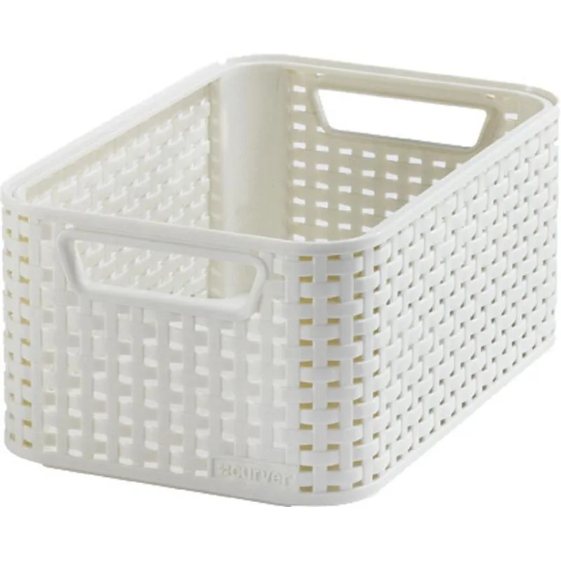 Košík Curver® STYLE2 S, krémový, 28x12x19 cm