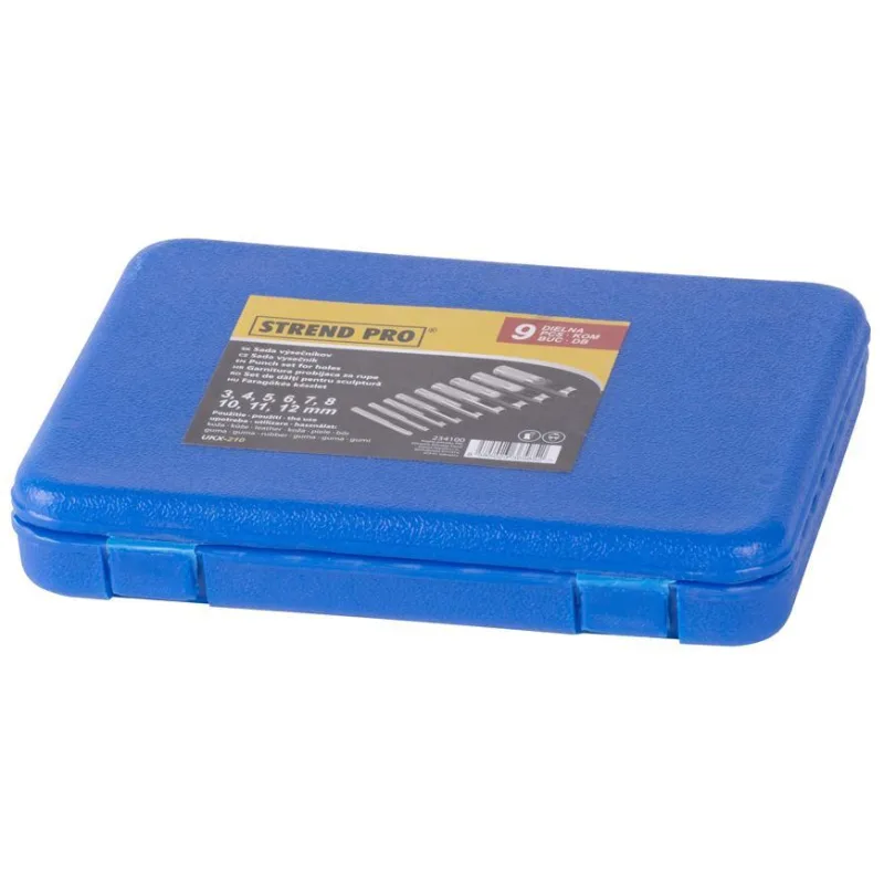 Sada dierova?ov Strend Pro HP512, 09 dielna, ?.3,4,5,6,7,8,10,11,12 mm