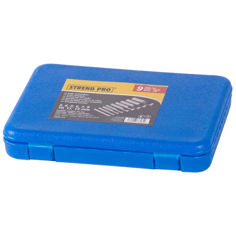 Sada dierova?ov Strend Pro HP512, 09 dielna, ?.3,4,5,6,7,8,10,11,12 mm