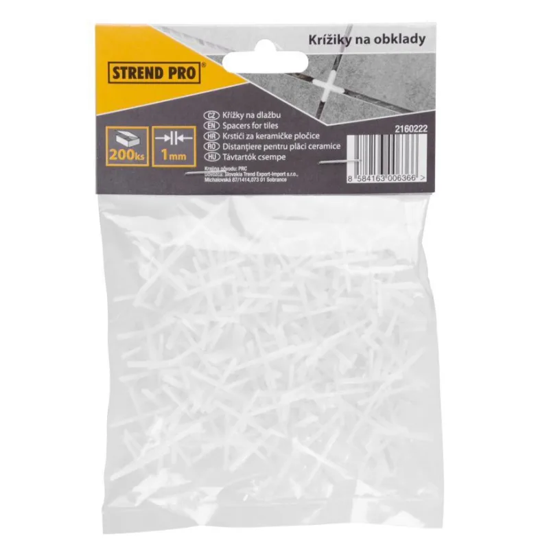 Krížik Strend Pro TC242, 2,5 mm, na obklady, bal. 200 ks