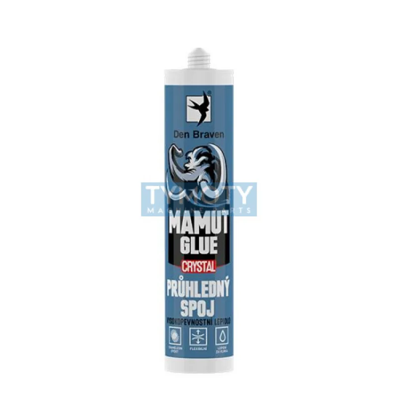 DEN BRAVEN Mamut Glue Crystal Clear UV 290 ml transparentný