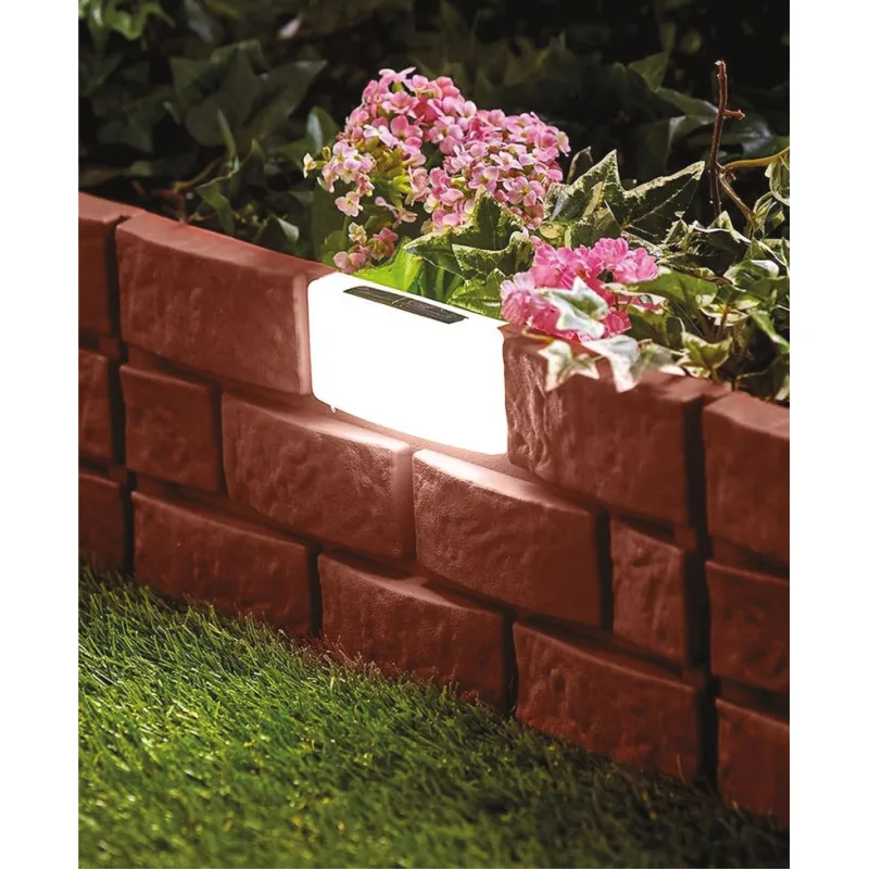 Obruba GB004, 45x29 cm, plastová, Solar, LED, bal. 4 ks