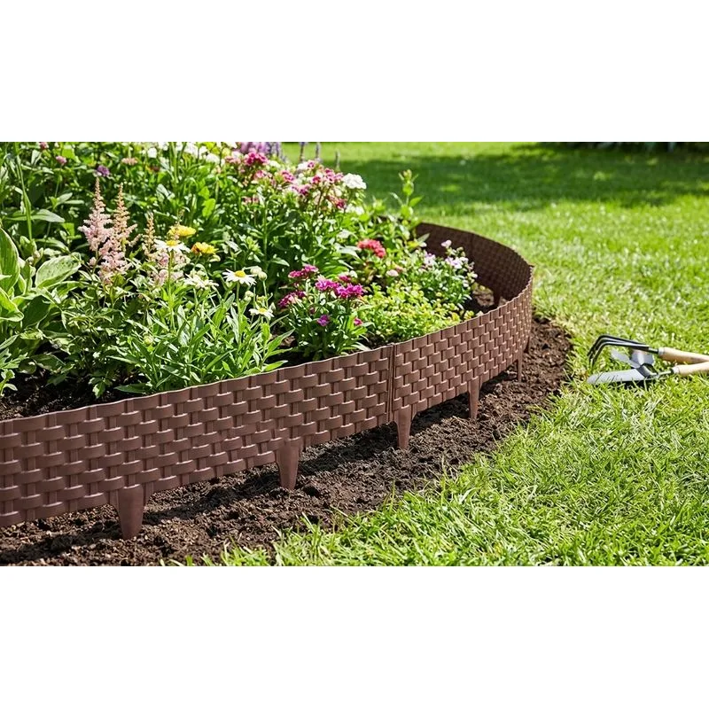 Prosperplast Palisáda RattanPalisade 2,46 m, hnedá, bal. 3 ks, UV