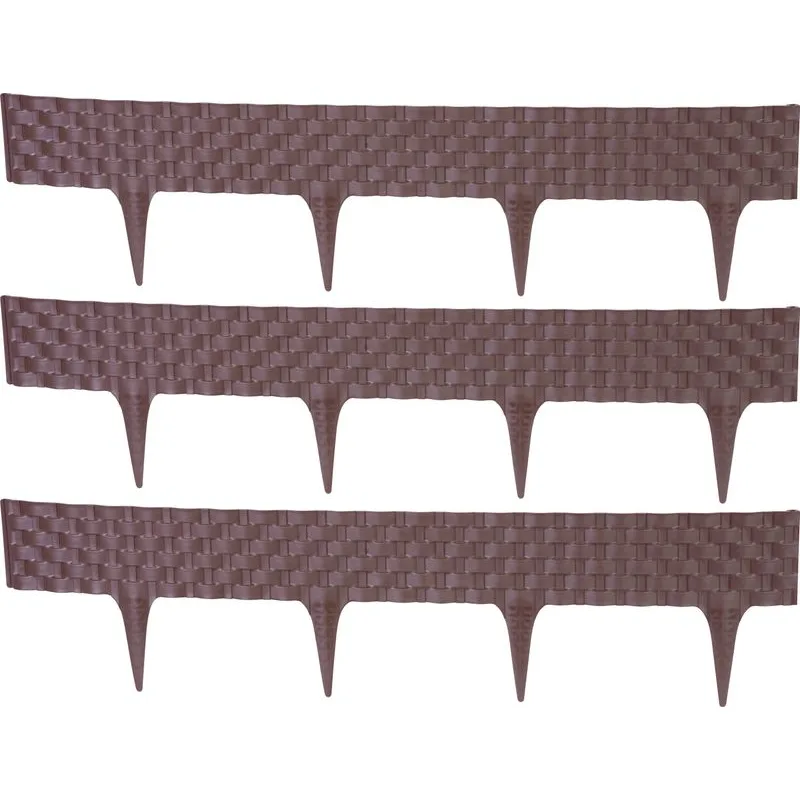 Prosperplast Palisáda RattanPalisade 2,46 m, hnedá, bal. 3 ks, UV
