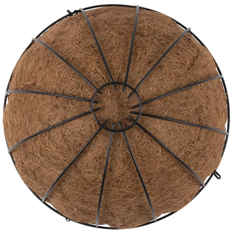 Strend Pro Kvetinac LC-CocoH-22 • oceľ/kokos závesný 25x25x12 cm