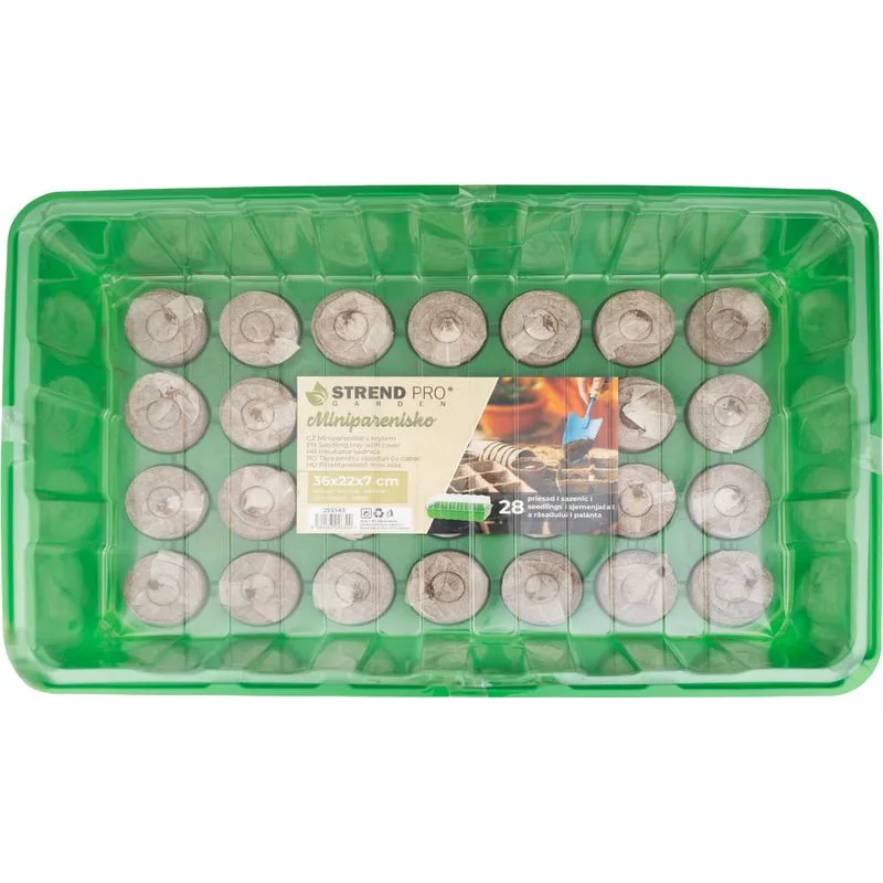 Miniparenisko Strend Pro Herrison MG-029, s 28 kokosovými peletami, 360x220x70 mm