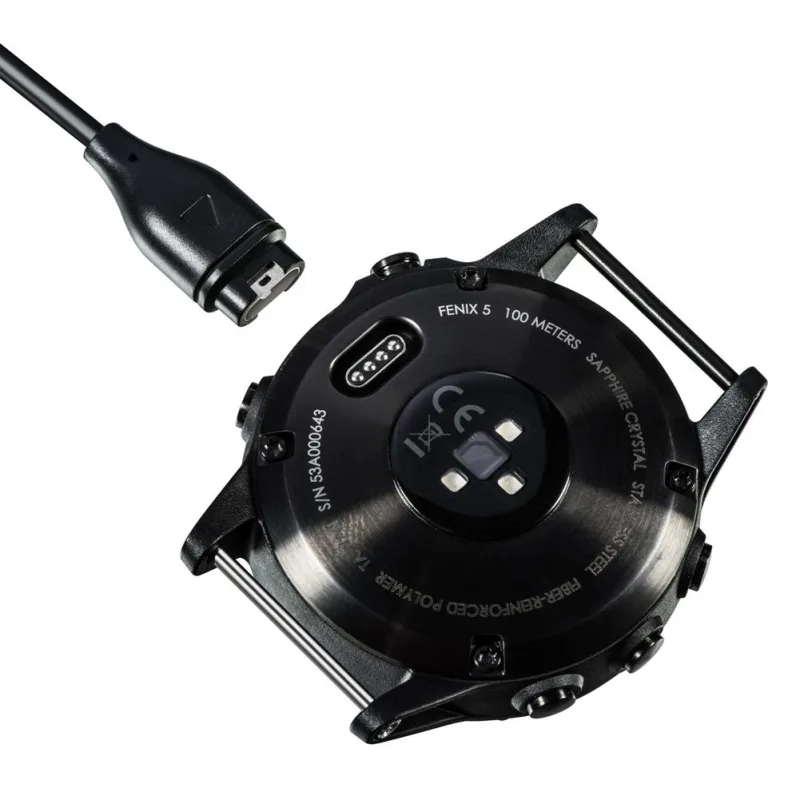 Tactical KP26378 USB Nabíjací a Dátový pre Garmin Fenix ​​5/6/7, Approach S60, Vivoactive 3, černý