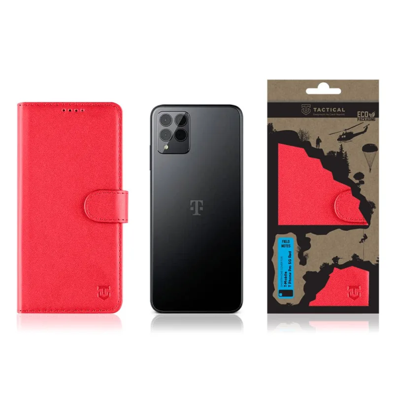 Púzdro Tactical Field Notes T-Mobile T Phone Pro 5G Red