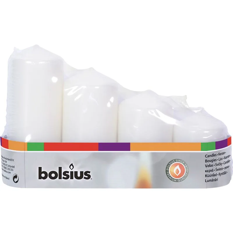 Bolsius Pillar Advent 48 mm 60/80/100/120 mm 4 ks