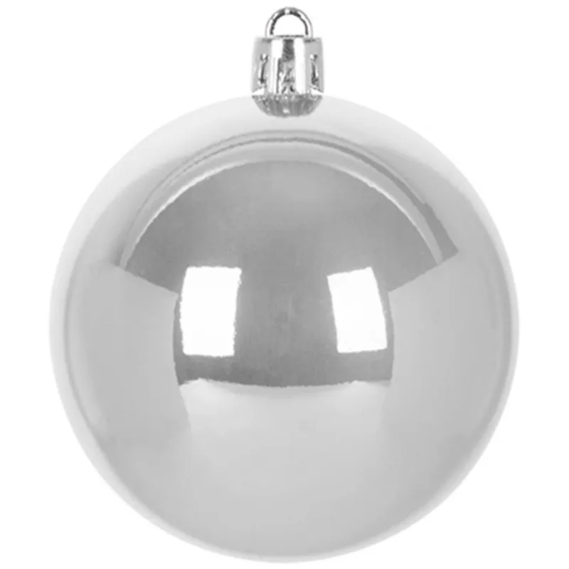 MagicHome Gule 8 ks strieborné na vianočný stromček 7 cm