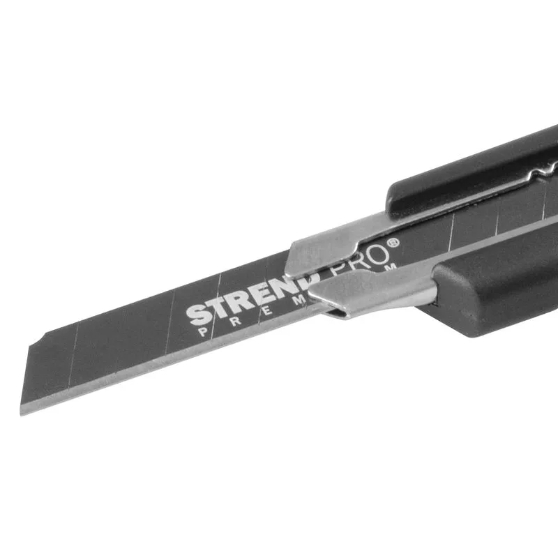 Nôž Strend Pro Premium FD706, BlackMatt, SoftTouch, 9 mm, odlamovací