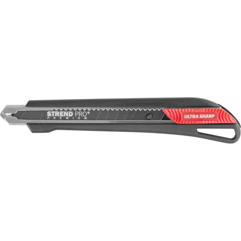 Nôž Strend Pro Premium FD706, BlackMatt, SoftTouch, 9 mm, odlamovací