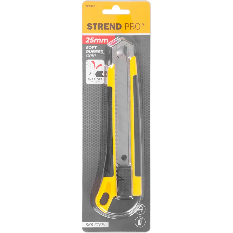 Nôž Strend Pro UK086-25, 25 mm, odlamovací, plastový