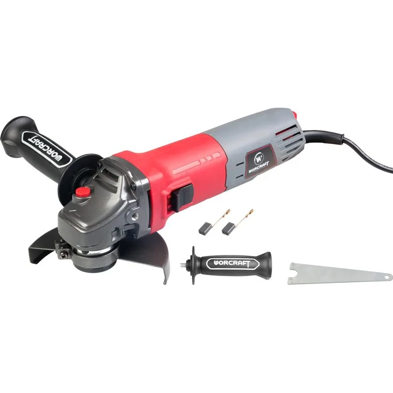 Brúska Worcraft AG08-125S, 820W, 125 mm, M14, uhlová, s reguláciou otáčok