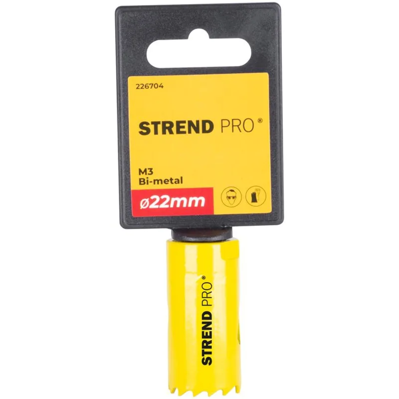 Vyrezávač Strend Pro BHS44, 82 mm, M3 Bi-metal, korunka do kovu, pílový