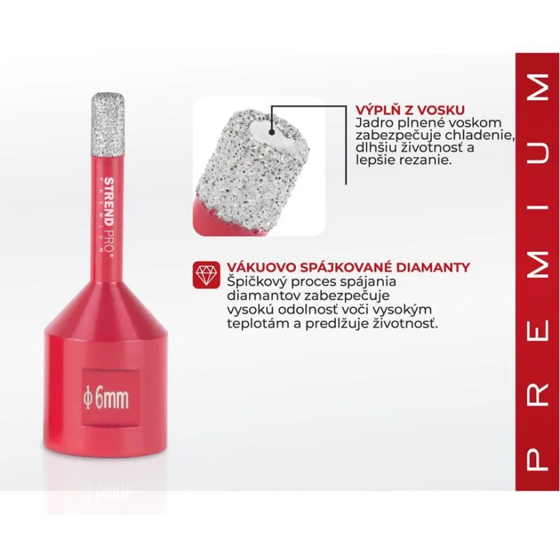 Vyrezávač Strend Pro Premium DCB11, 68 mm, M14, korunka, diamant, professional