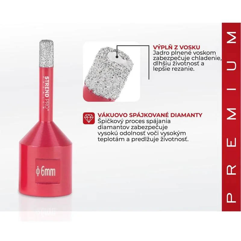 Vyrezávač Strend Pro Premium DCB11, 68 mm, M14, korunka, diamant, professional