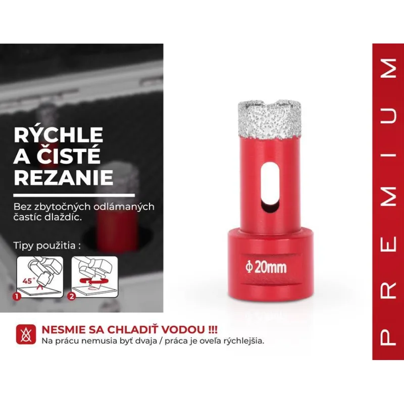 Vyrezávač Strend Pro Premium DCB11, 40 mm, M14, korunka, diamant, professional