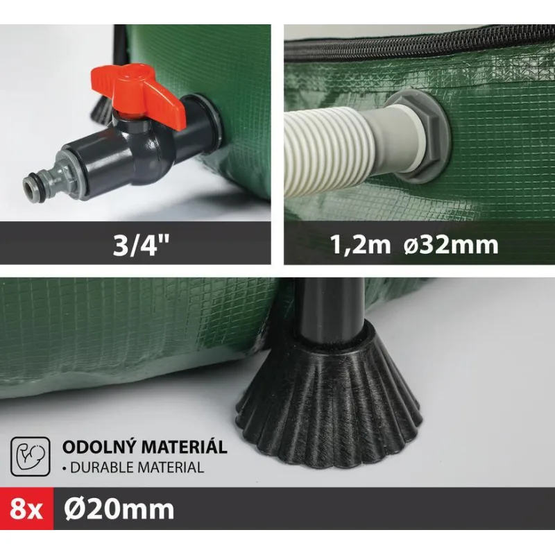 Barel Strend Pro CRB50, 500 lit, skladací, na dažďovú vodu