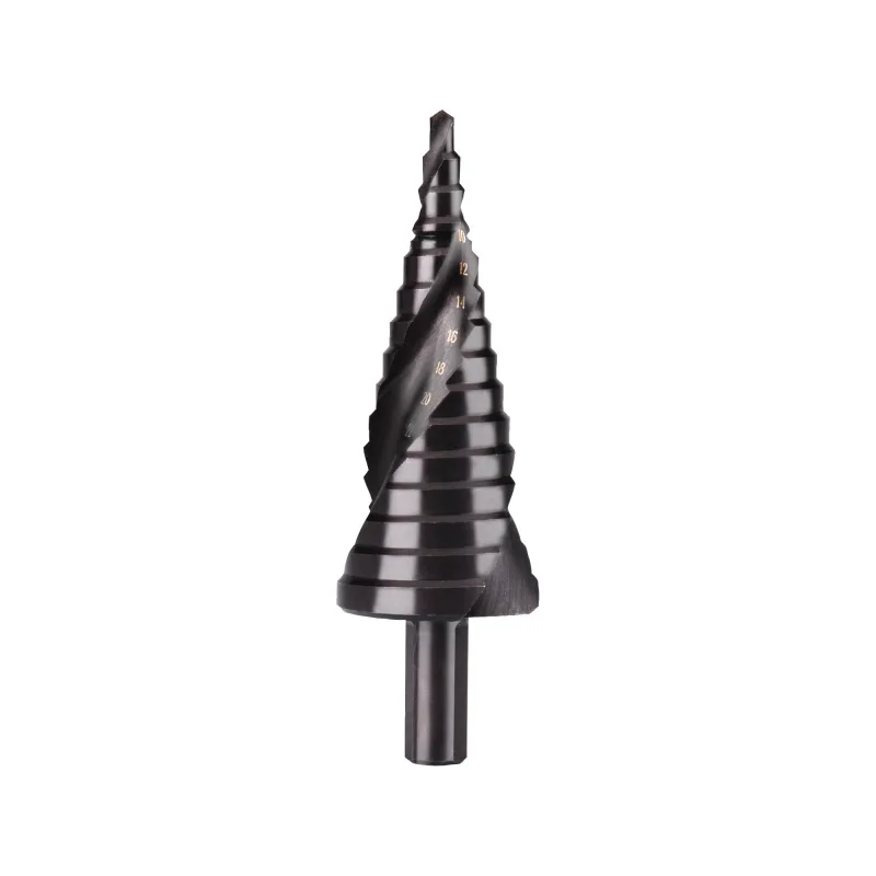 Extol Craft vrtáky stupňovité, sada 3ks, 4-12/1mm, 4-20/2mm, 4-32/2mm, s lamačem třísek a spirálovou