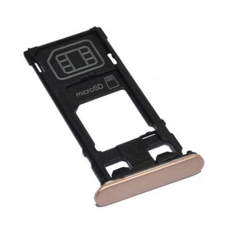 Držiak SIM karty a SD karty Sony F5121 Xperia X - 4 Farby Farba: Zlatá