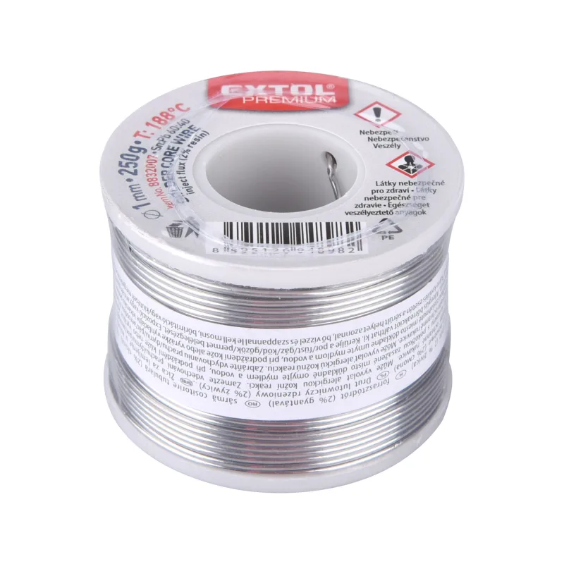 Cín na spájkovanie 1mm, 250g, 9947 EXTOL