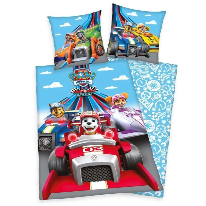 Herding bavlna obliečky Paw Patrol Formula Bavlna 70x90 140x200