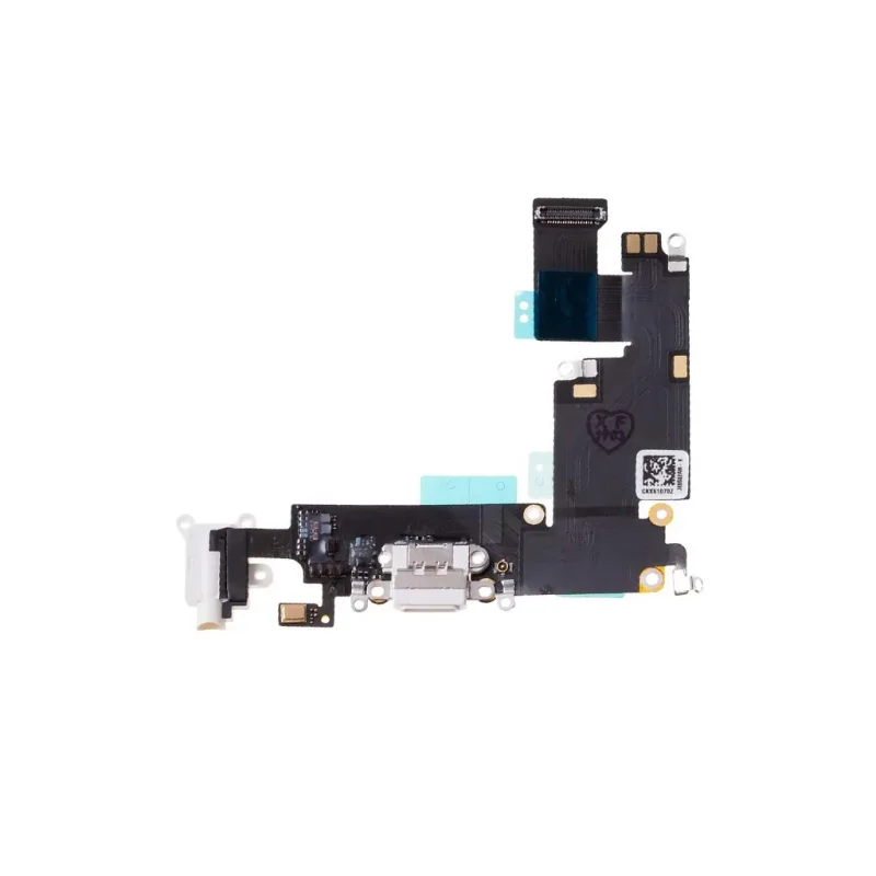 Apple Iphone 6 Plus -Flex kábel nabíjania (nabíjací konektor, Mikrofón, Audio jack) Farba: sivá